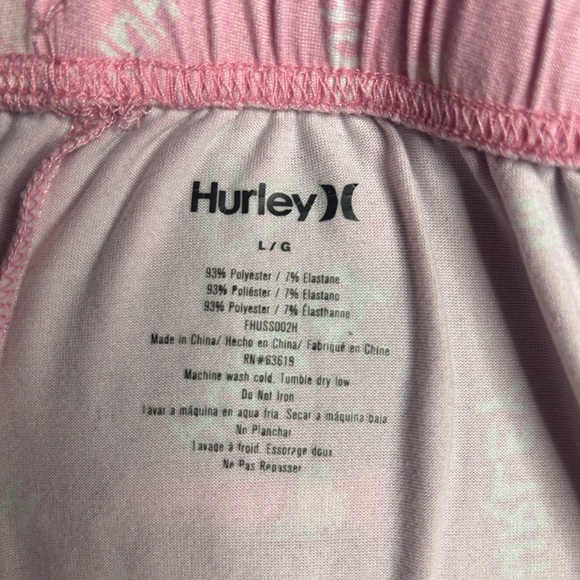 Pink and white Hurley sleepwear (bottoms) - Picture 3 of 5